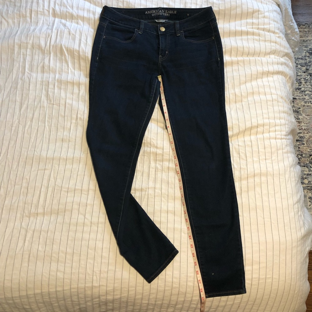American Eagle low/mid rise jegging deep blue